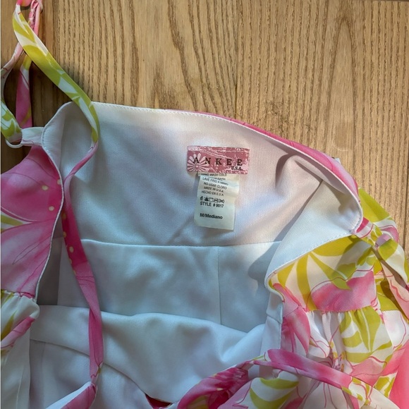 Vintage Ankee Usa Long Floral Asymmetrical Dress - Picture 3 of 7